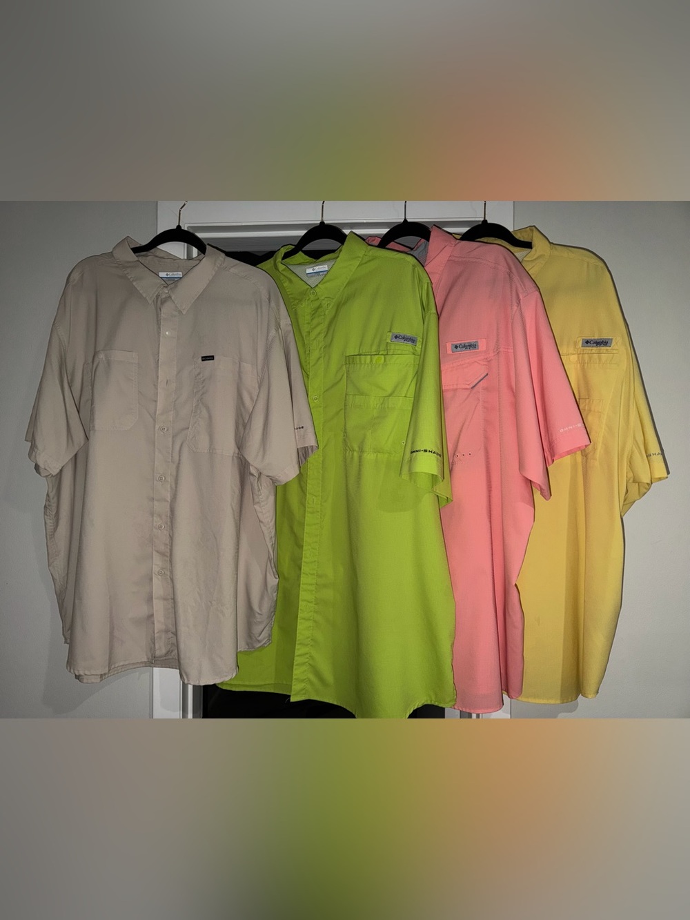 Men’s Columbia button up shirt bundle of 4😎 size 3X